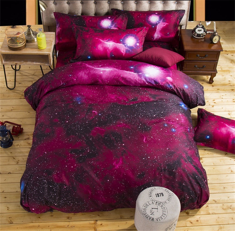 Solstice 3D Cosmic Sky Milky Way Universe Star Sky Galaxy Bedding Sets