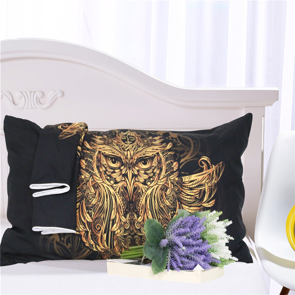 3pc Golden Owl Dreamcatcher Bedding Set
