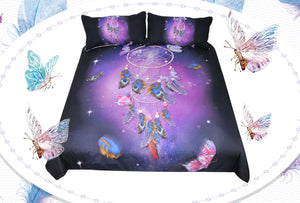 Dream like Butterflies Dreamcatcher Duvet Bedding Set