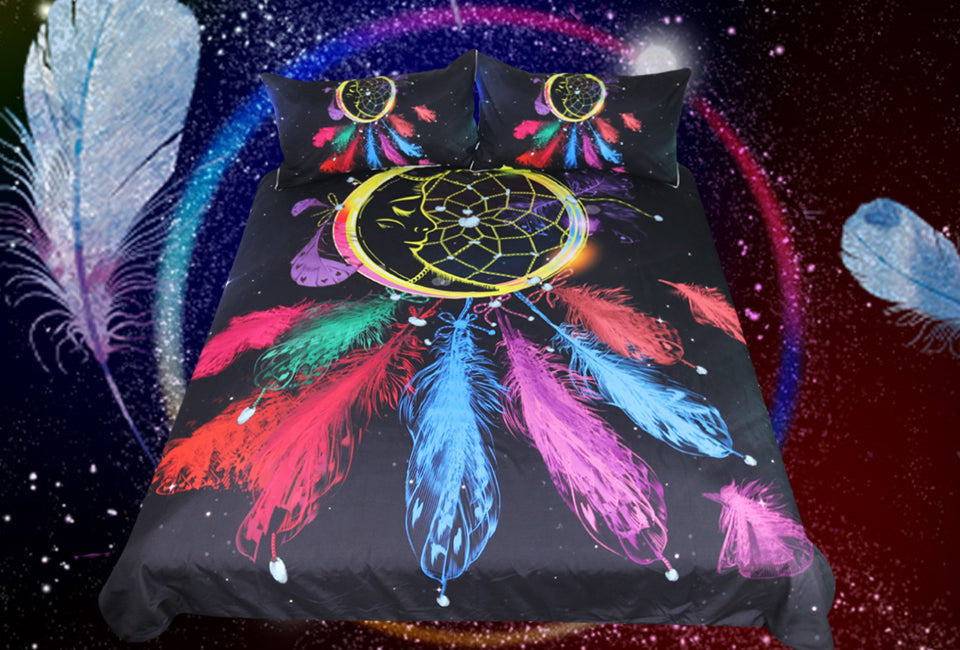 Dream Catcher Moon Duvet 3pc Bedding Set