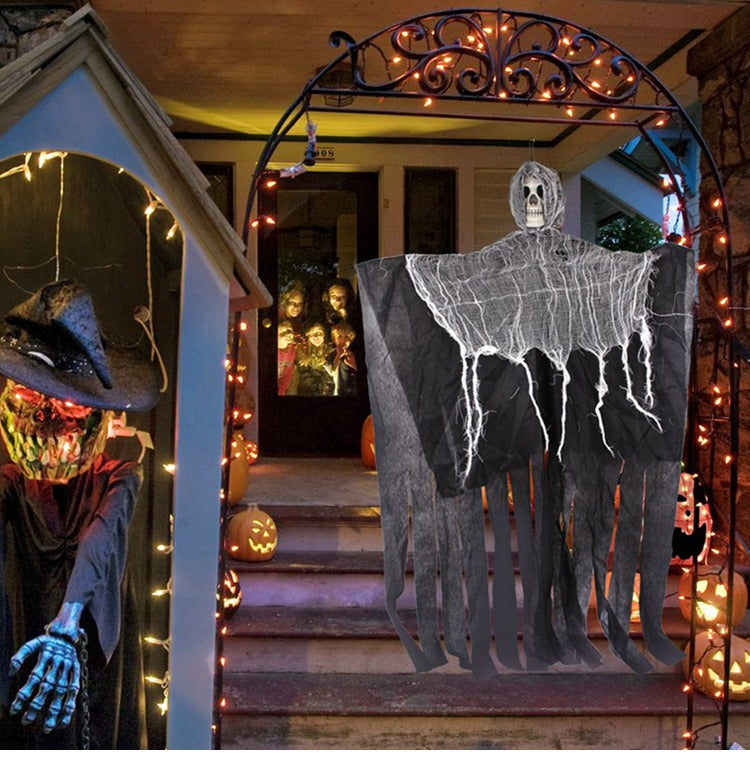 Hanging Skull Skeleton Halloween Decoration
