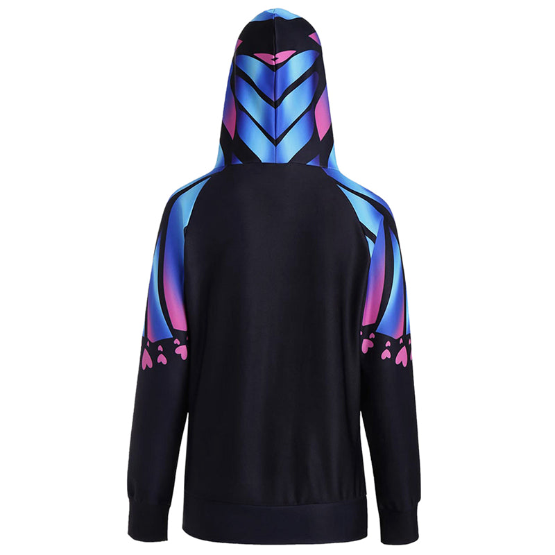 Harajuku Style Butterfly Printed Casual Sweatshirt