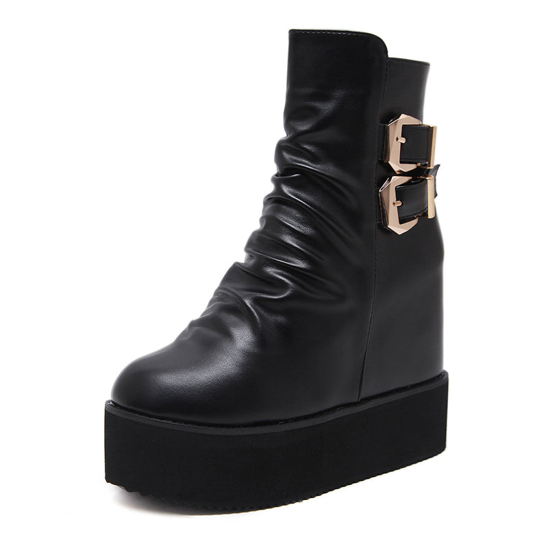 High Heel Platform Gothic Ankle Fashion Boots