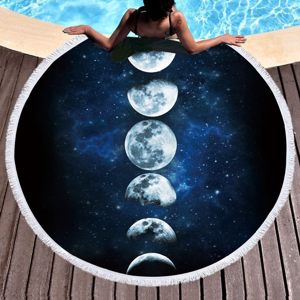 3D Printed Moon Eclipse Beach Towel