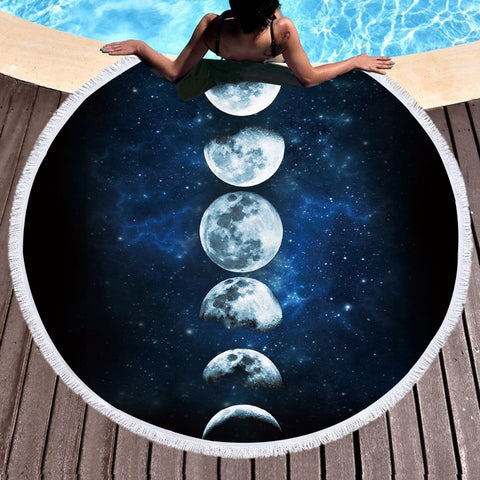 3D Printed Moon Eclipse Beach Towel