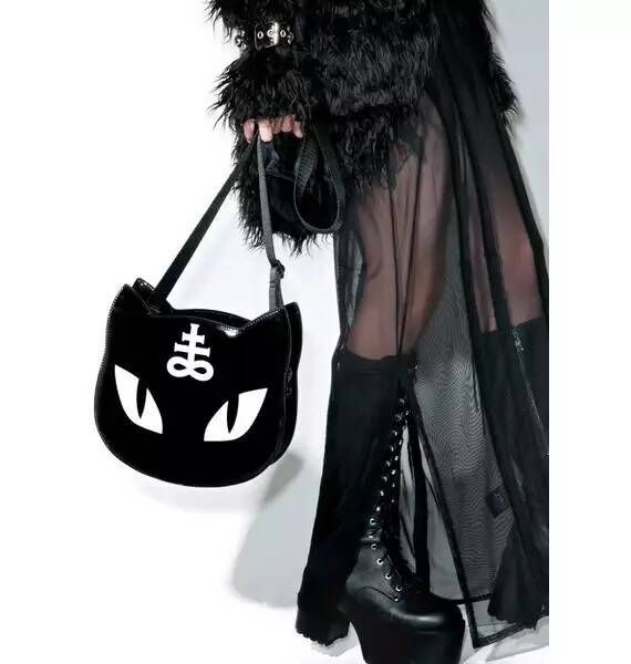 Mini Crossbody Wind Cat Messenger Gothic Shoulder Bag
