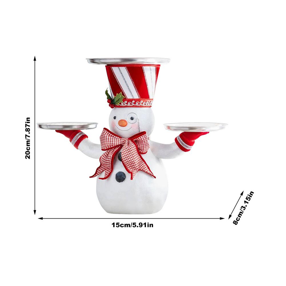 Snowman Treats Dessert Holder