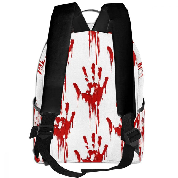 Bloody Hand Horror Backpack Bag