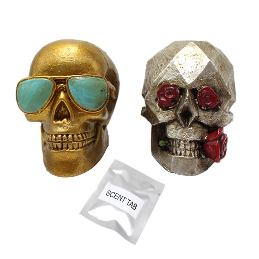 Smiley Skeletons Car Air Vent Diffusers 2pc Set