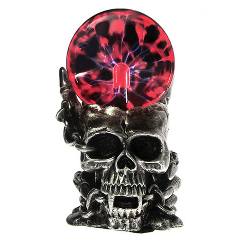 Gothic Skull Glass Touch Light Lamp