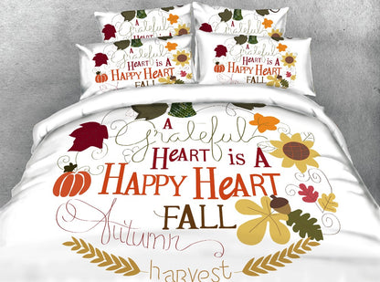A Grateful Heart Autumn Bedding Set