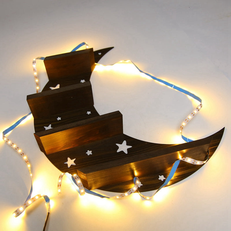 The Moon And Stars Essential Oil And Crystals Rack