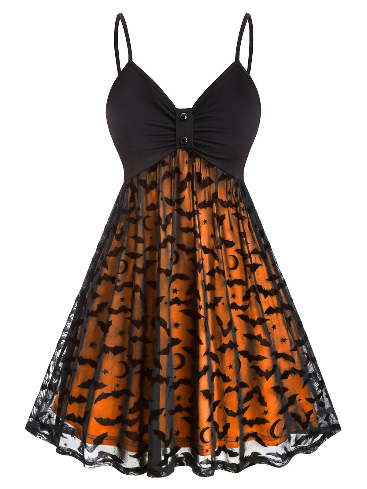 Plus Size Bats Mini Dress