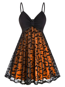 Plus Size Bats Mini Dress