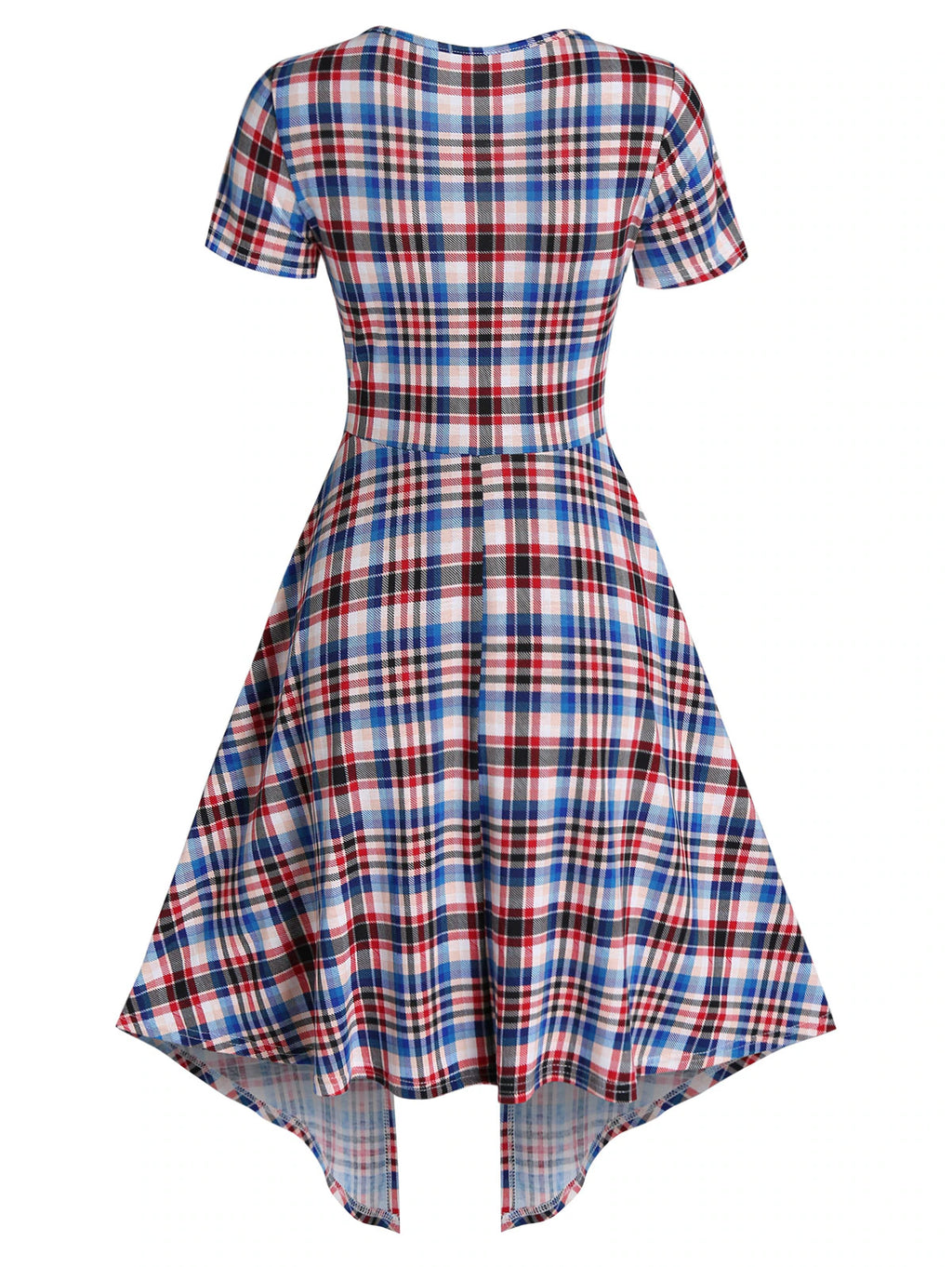 Plaid Gothic Style Dress