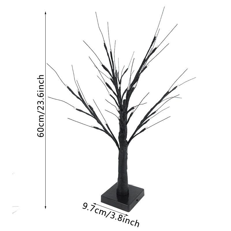 Halloween LED Light Birch Tree