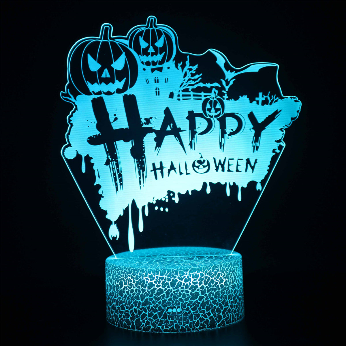 Happy Halloween 3D LED Lamp