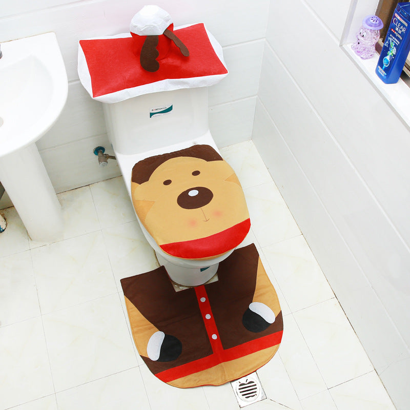 3Pc Variety Christmas Bathroom Sets