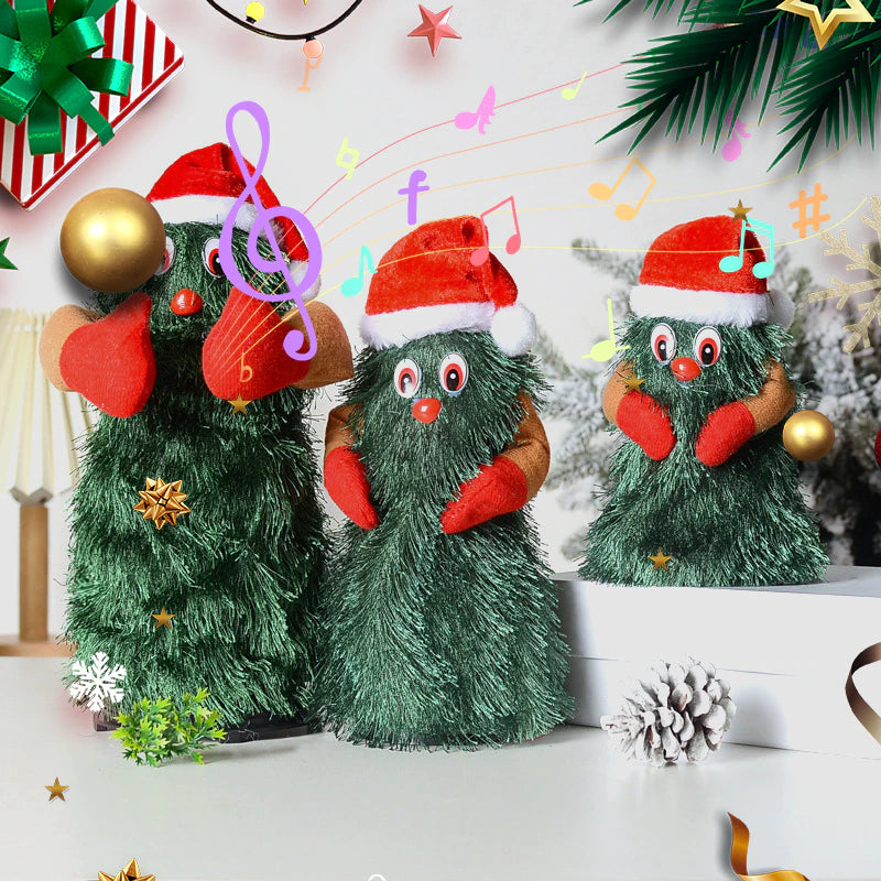 3Pc Set Musical & Dance Christmas Trees