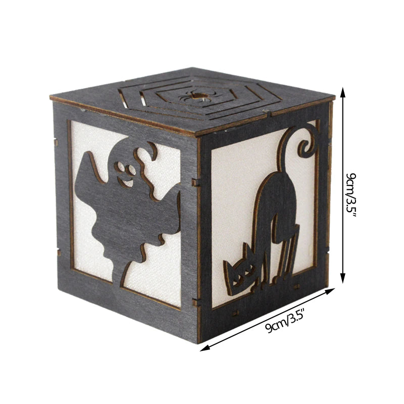 3pc Set Halloween Box LED Lights Table Lamps