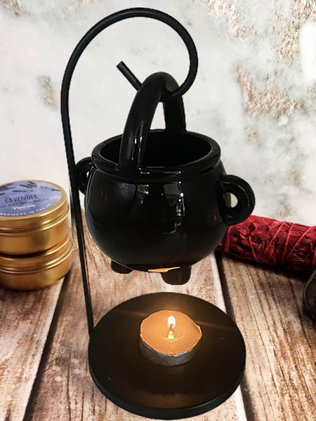 Mini Tealight Hanging Cauldron Candle Holder