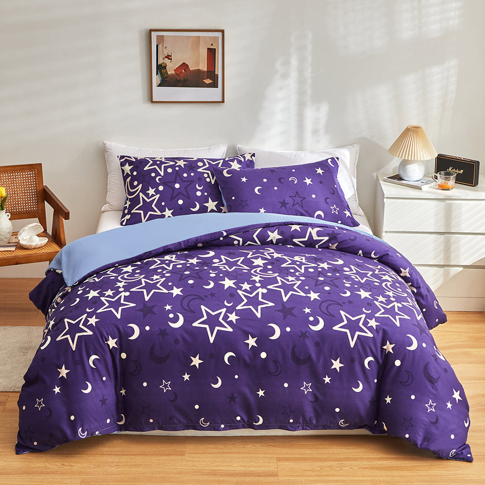 Luminous Glow in the Dark Stars & Moon Bedding
