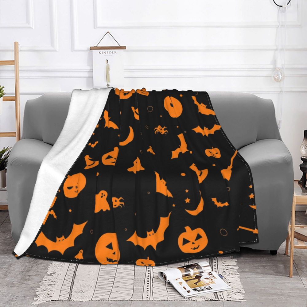 Halloween 3D Printed Throw Blanket