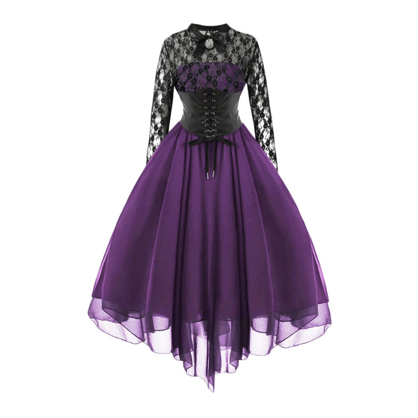 Long Sleeve Lace Gothic Dress The Official Strange & Creepy Store! Long Sleeve Lace Gothic Dress The Official Strange & Creepy Store!