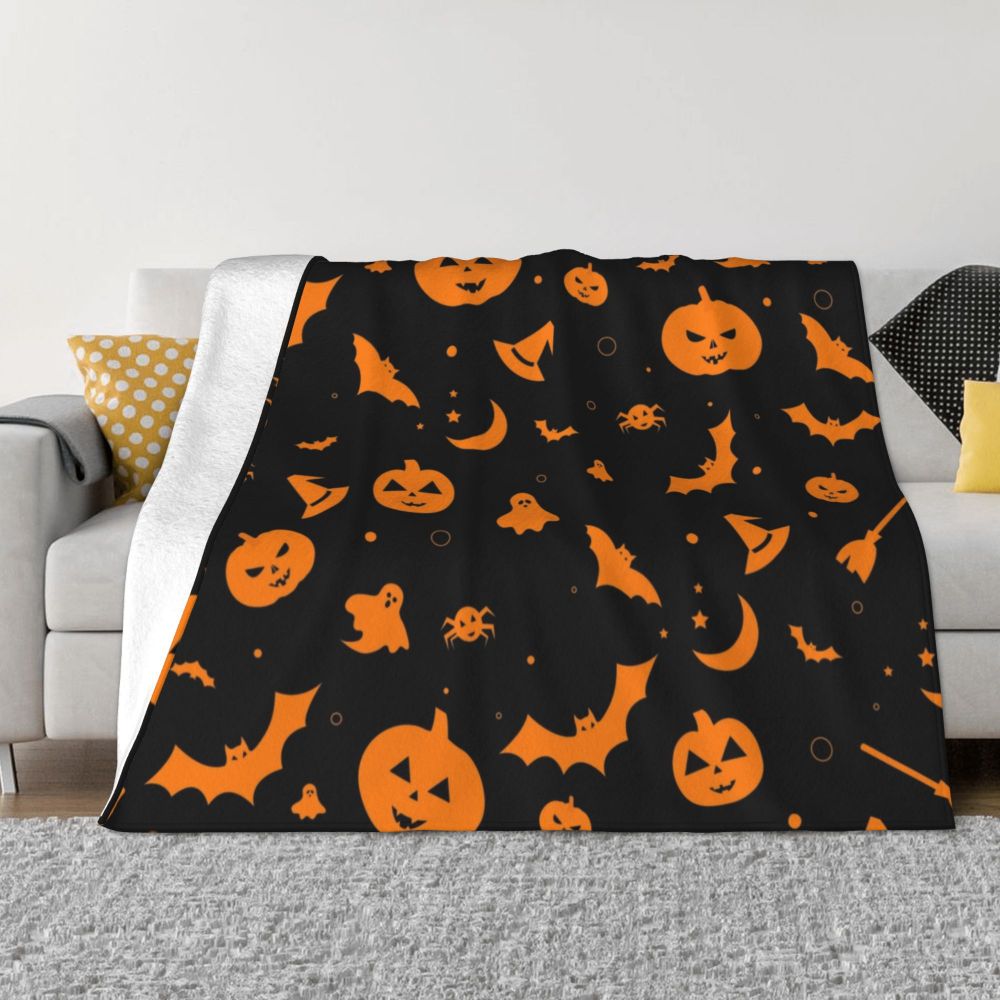 Halloween 3D Printed Throw Blanket