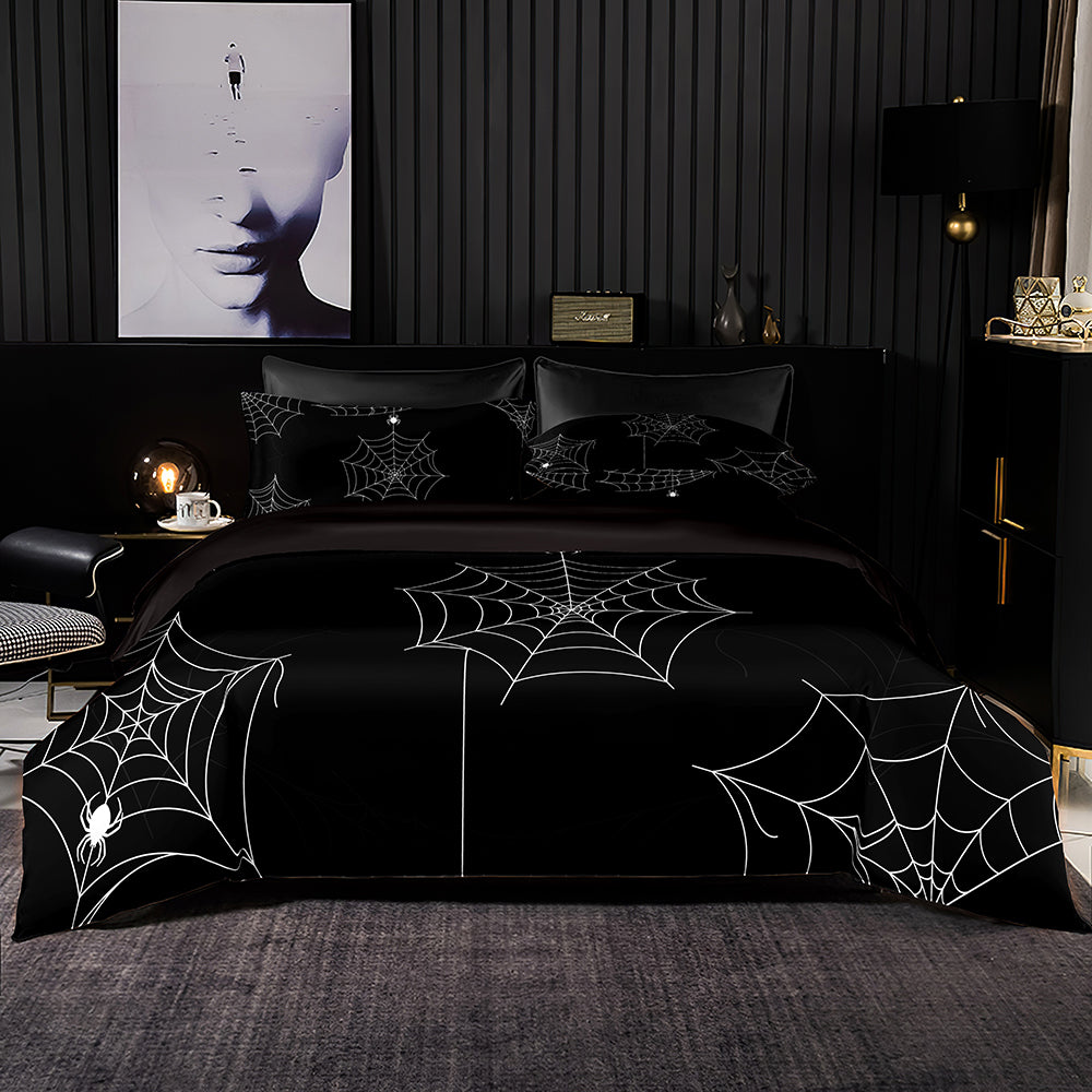 Spider Web Pattern Bedding Set
