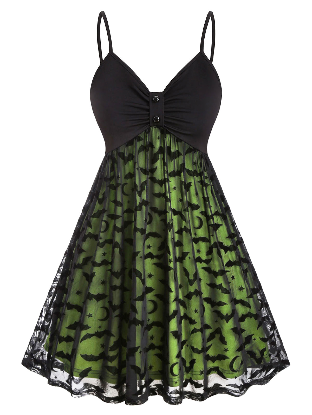 Plus Size Bats Mini Dress