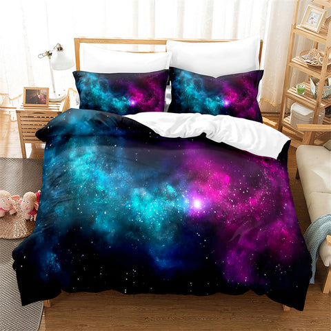 3D Starry Sky Galaxy Bedding Set