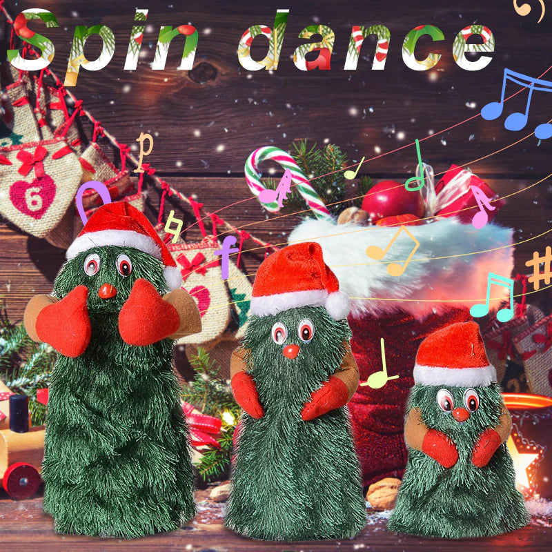3Pc Set Musical & Dance Christmas Trees