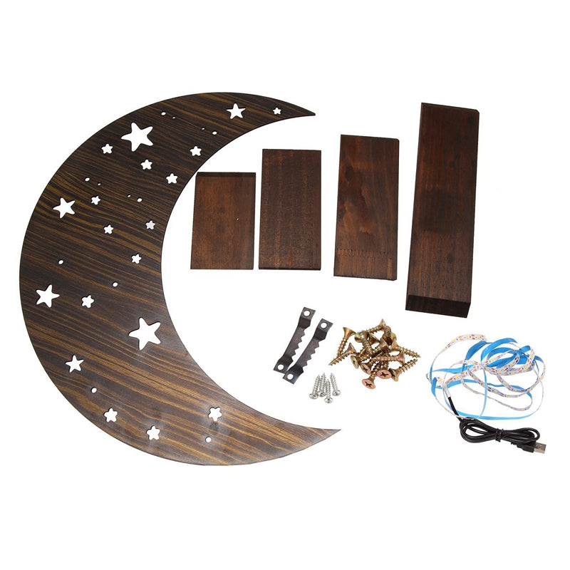 The Moon And Stars Essential Oil And Crystals Rack