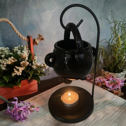 Mini Tealight Hanging Cauldron Candle Holder