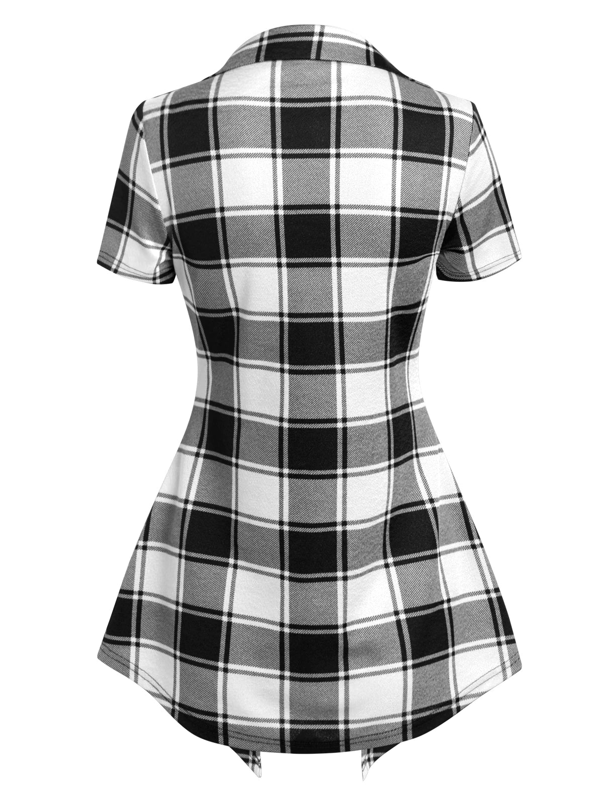 Criss-Cross Plaid Shirt