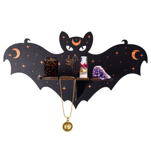 Bat Crystal and Candle Holder