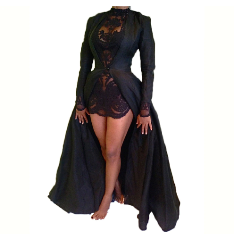 Gothic Lace Gown Dress
