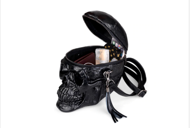 3D Gothic Style Skull Shoulder Bag