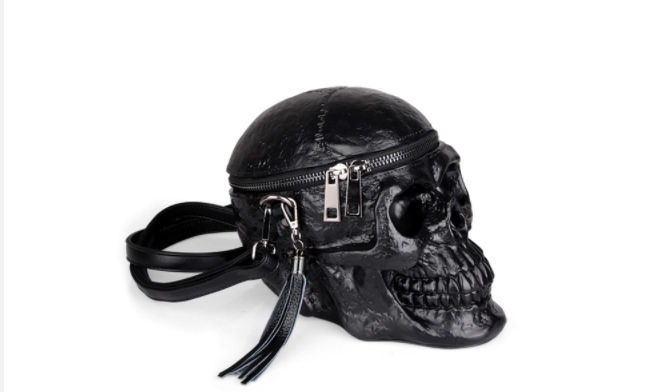 3D Gothic Style Skull Shoulder Bag