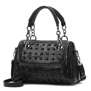 Rivets Chain Stylish Handbag