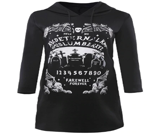 Mystical Board Long Hooded Sweatshirt