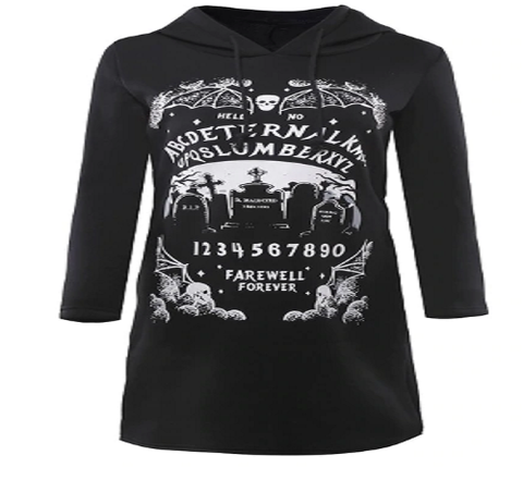 Mystical Board Long Hooded Sweatshirt