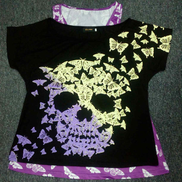 Skull Gothic Short Sleeve T-Shirt