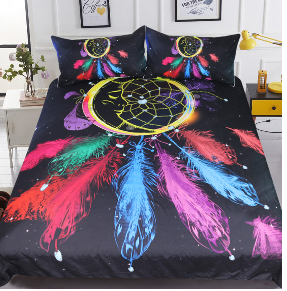Dream Catcher Moon Duvet 3pc Bedding Set