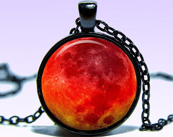 Blood Moon Pendant Necklace
