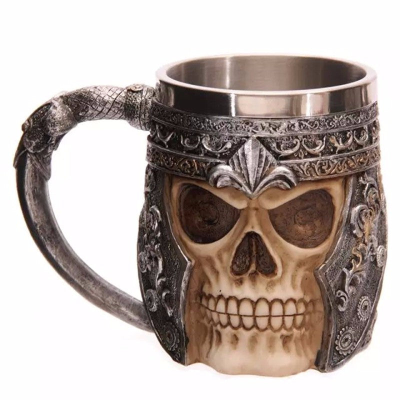 Stainless Steel Skull Mugs