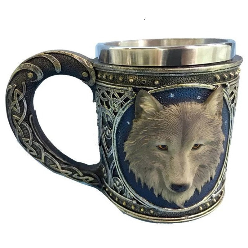 Stainless Steel Skull Mugs