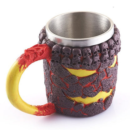 Stainless Steel Skull Mugs