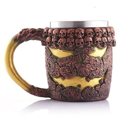 Stainless Steel Skull Mugs